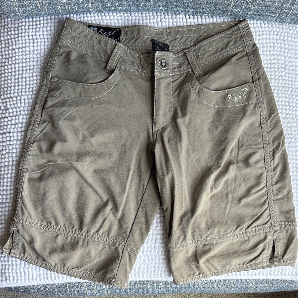 Kuhl Olive Bermuda Hiking 9” Shorts size 2